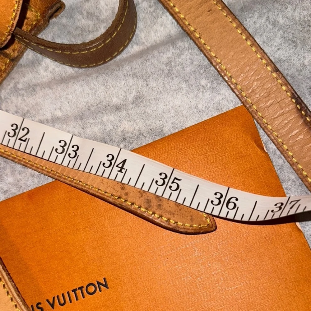 13 Louis Vuitton Tan Leather Strap SCRAPS sku-13​ - Picture 8 of 12